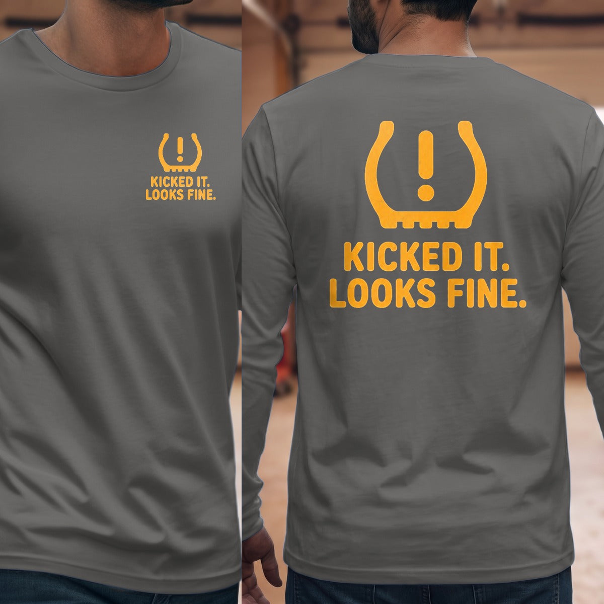 Graphite Heather | Left Chest + Back (refreshed)