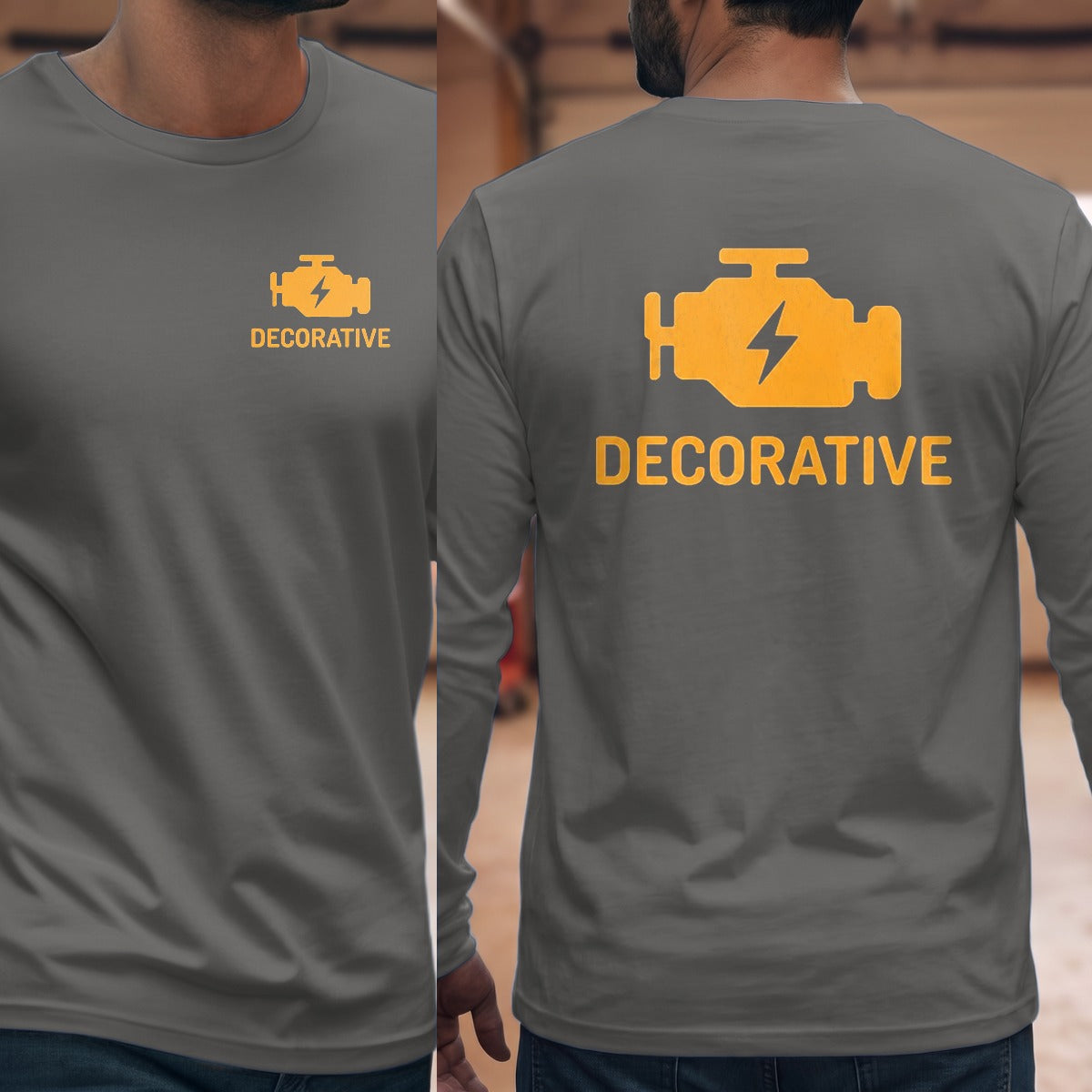 Graphite Heather | Left Chest + Back (refreshed)