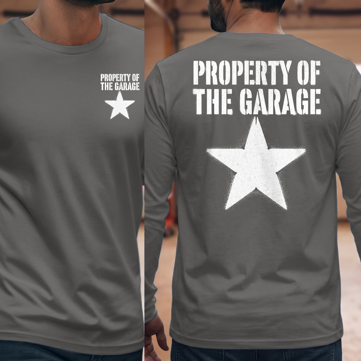 Graphite Heather | Left Chest + Back (refreshed)
