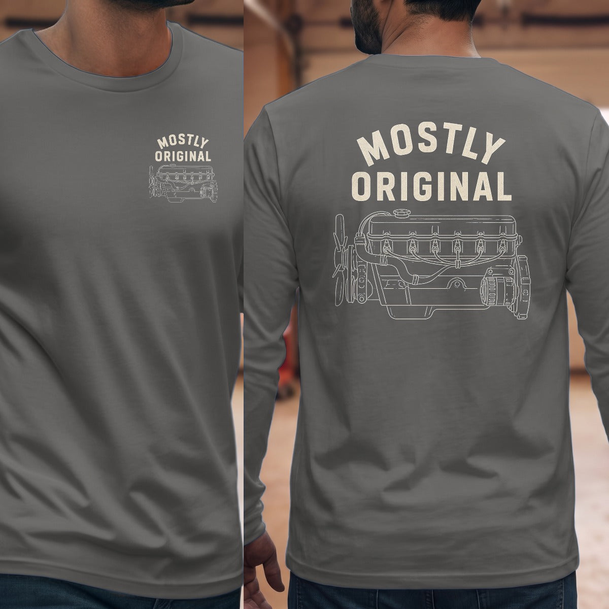 Graphite Heather | Left Chest + Back (refreshed)