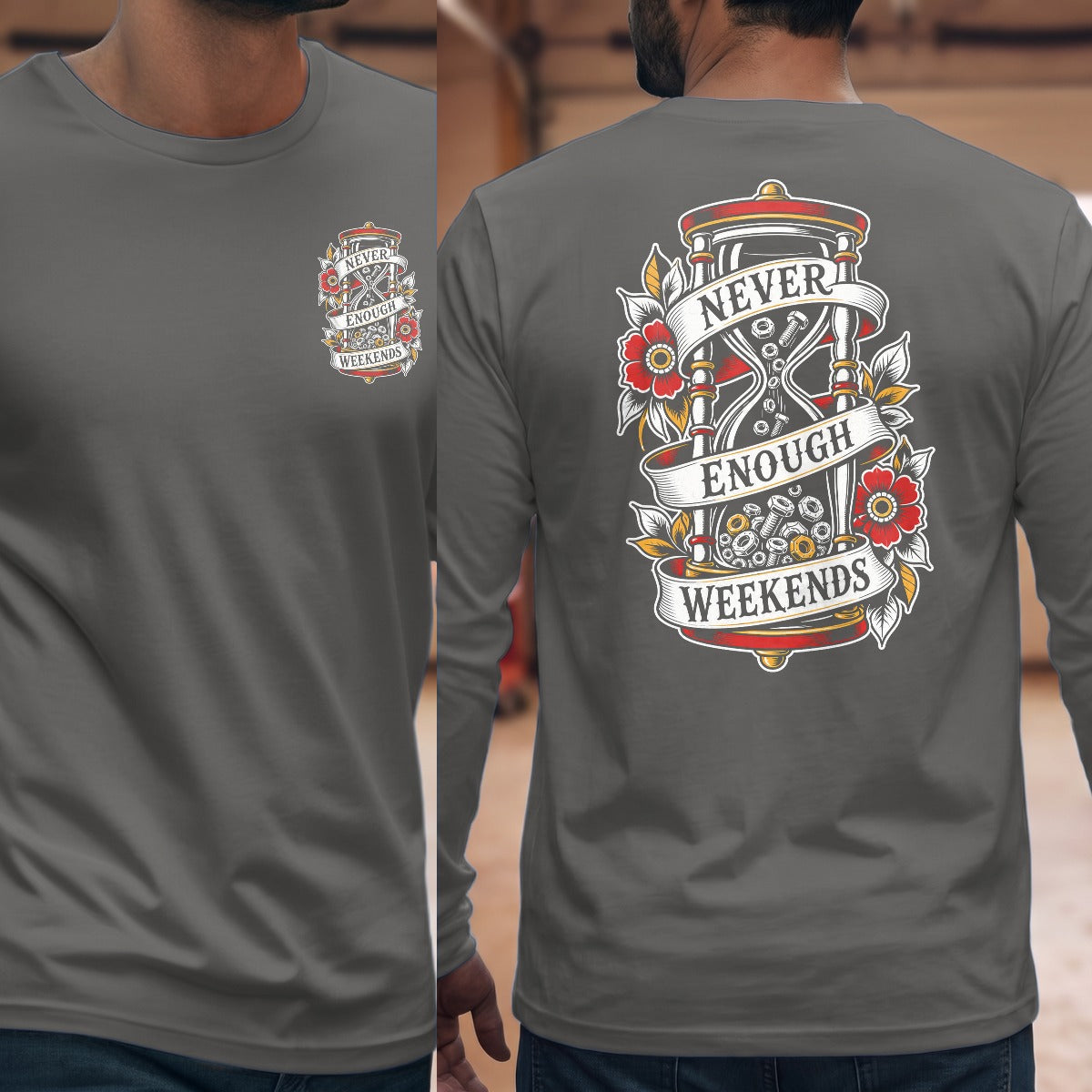 Graphite Heather | Left Chest + Back (refreshed)
