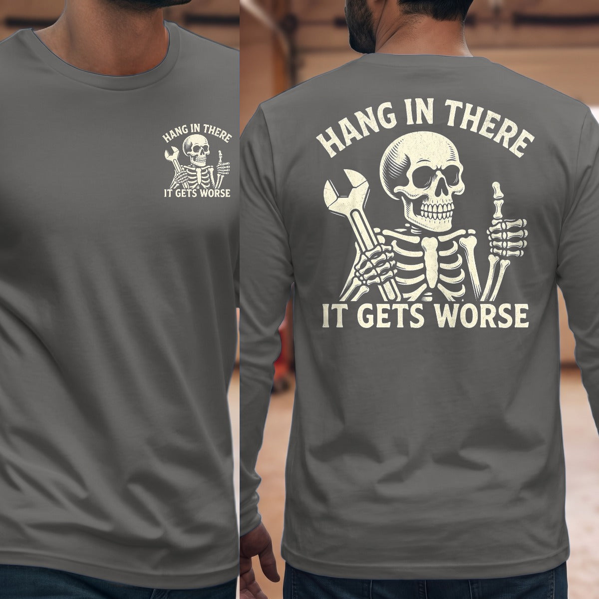 Graphite Heather | Left Chest + Back (refreshed)