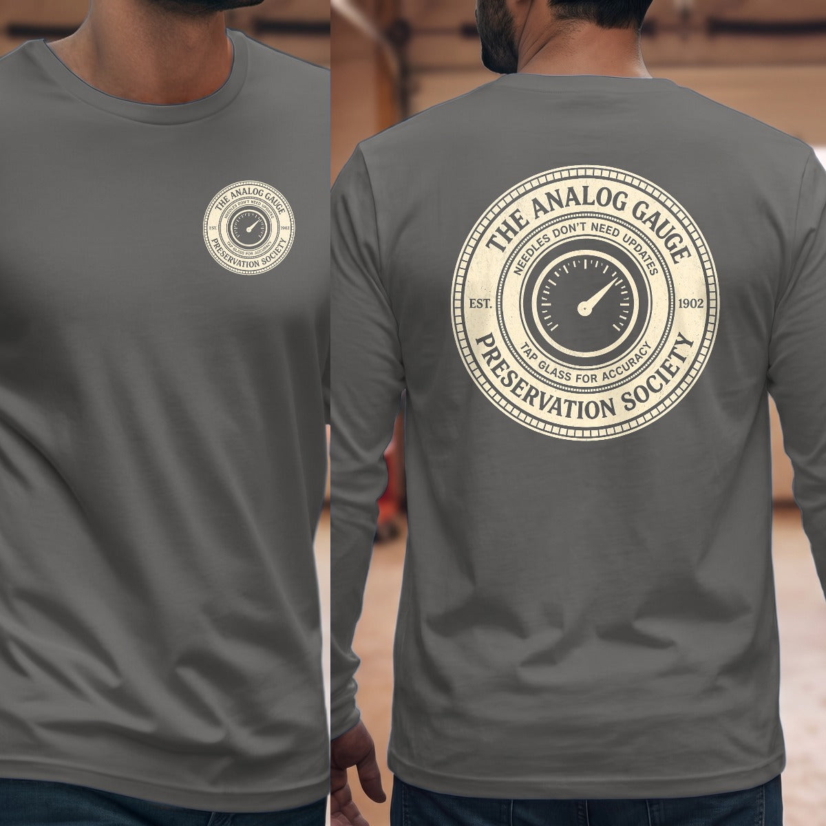 Graphite Heather | Left Chest + Back (refreshed)