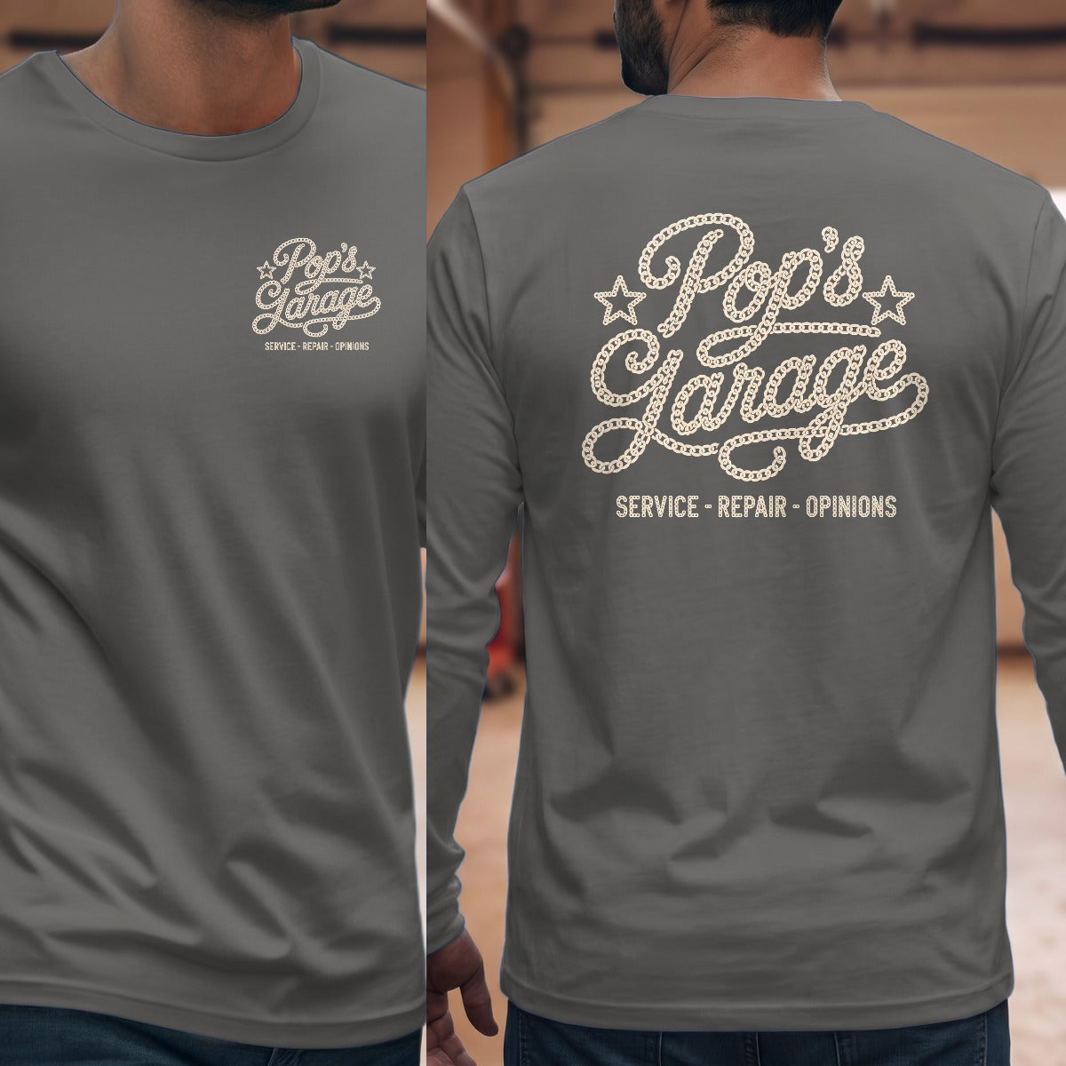 Graphite Heather | Left Chest + Back (refreshed)