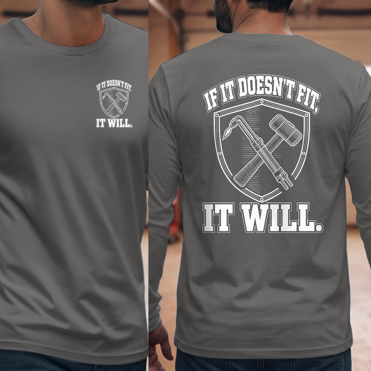 Graphite Heather | Left Chest + Back (refreshed)
