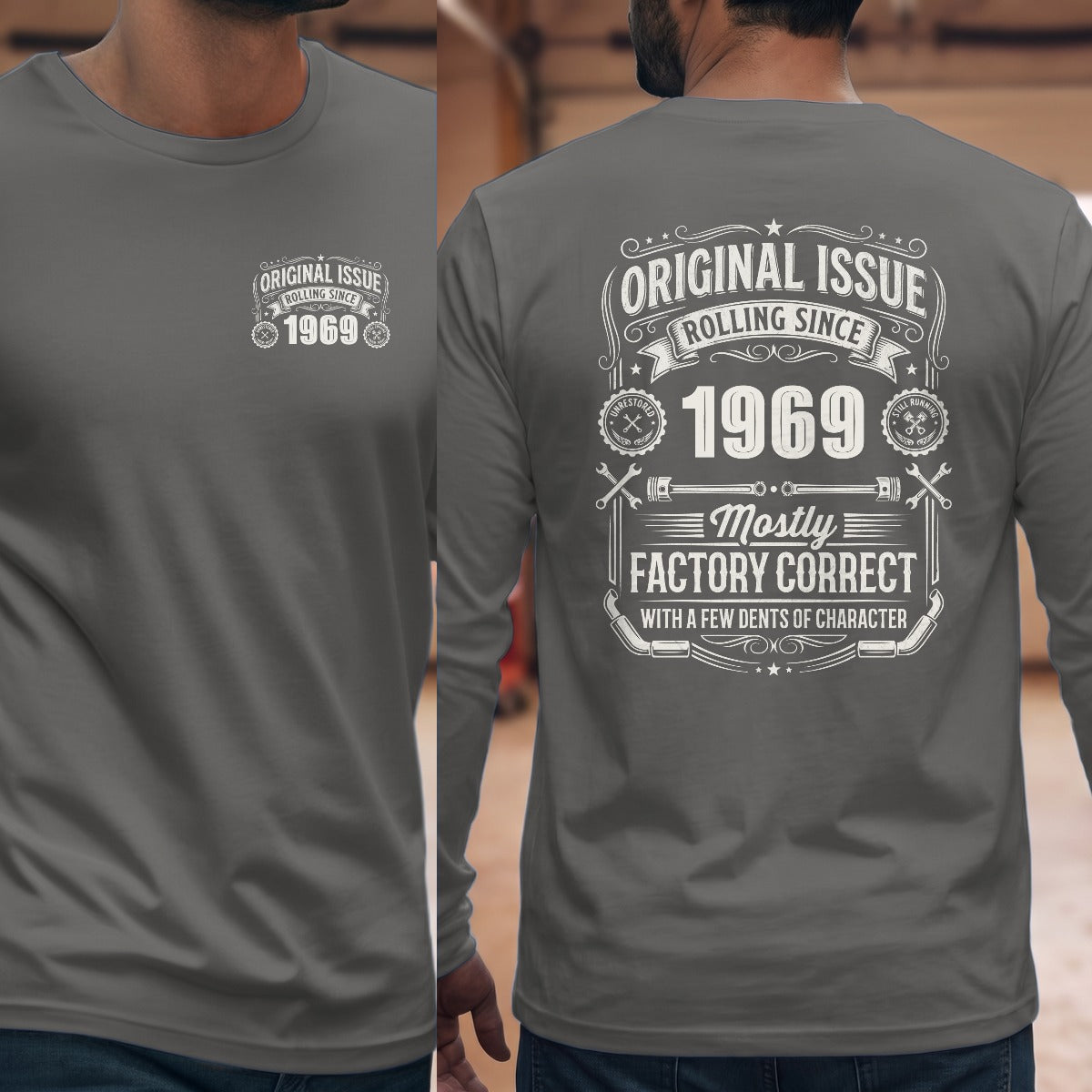 Graphite Heather | Left Chest + Back (refreshed)