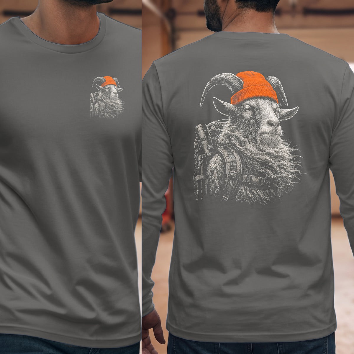 Graphite Heather | Left Chest + Back (refreshed)