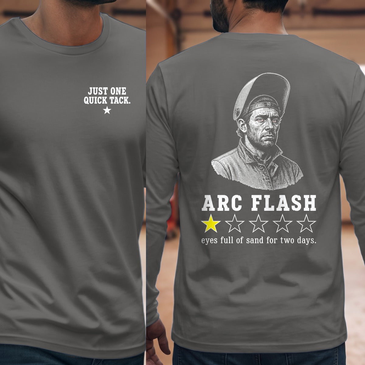 Graphite Heather | Left Chest + Back (refreshed)