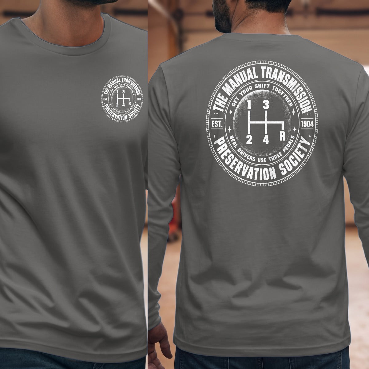 Graphite Heather | Left Chest + Back (refreshed)