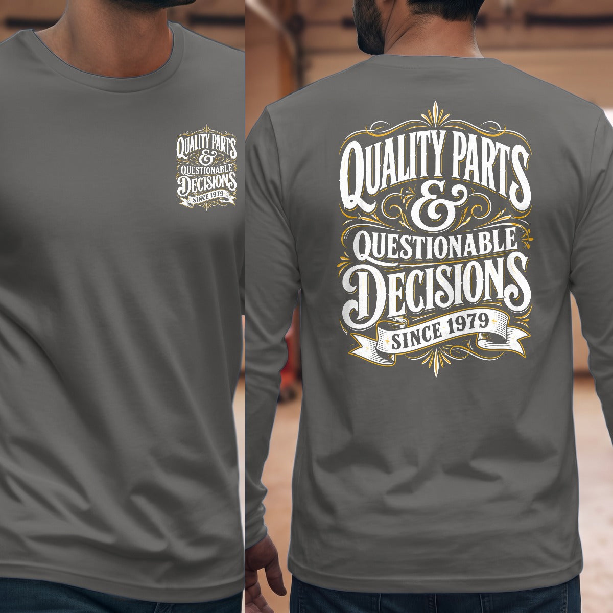 Graphite Heather | Left Chest + Back (refreshed)