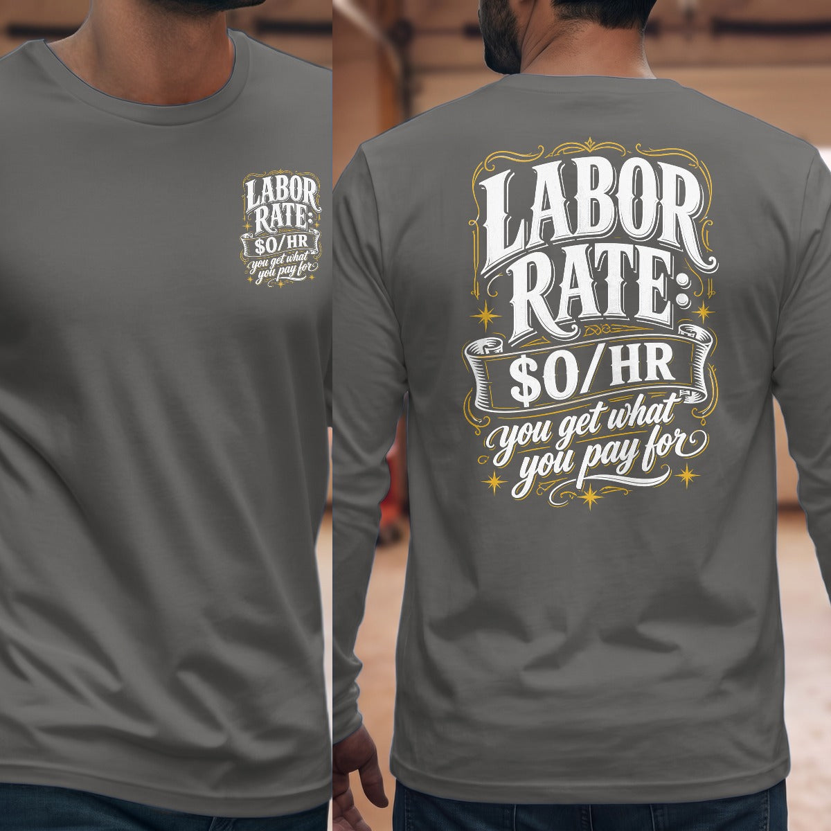 Graphite Heather | Left Chest + Back (refreshed)