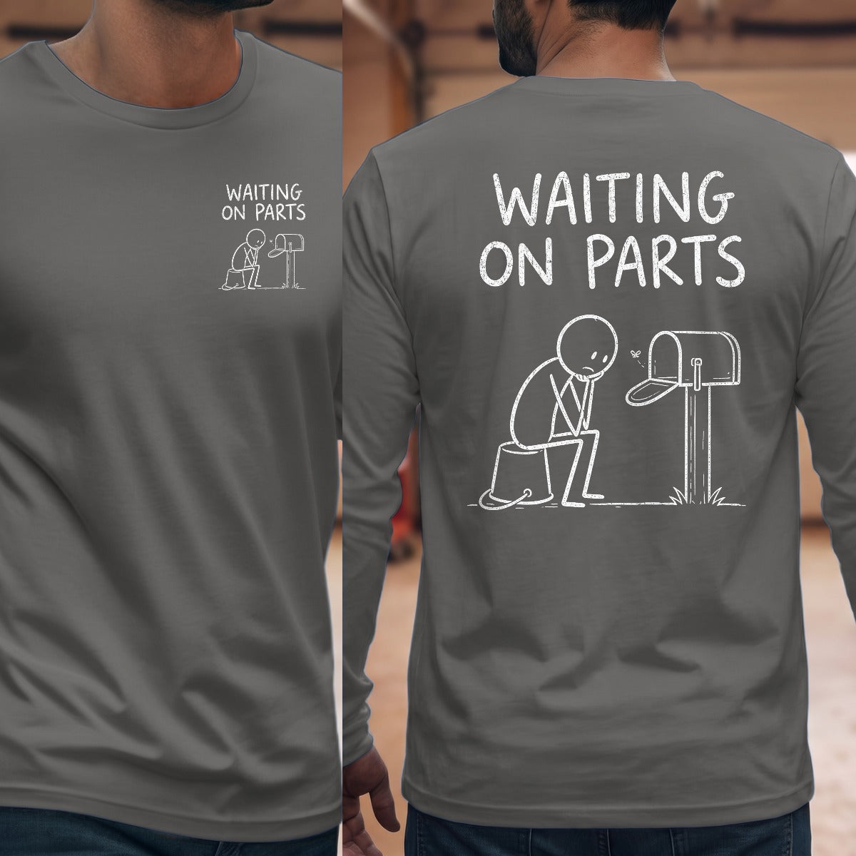Graphite Heather | Left Chest + Back (refreshed)