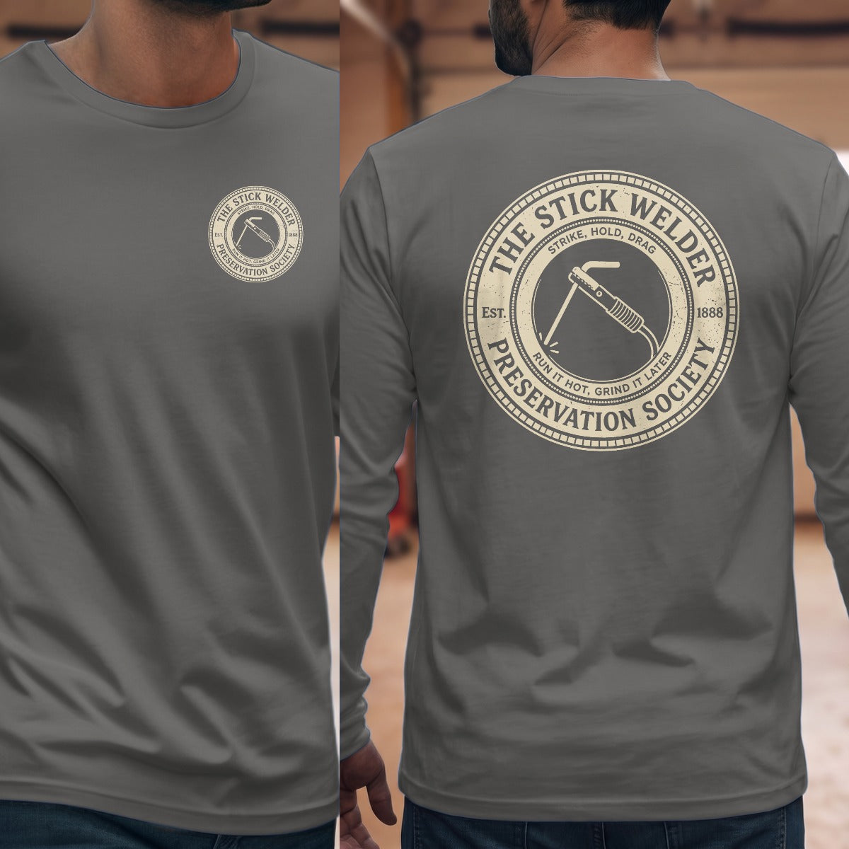 Graphite Heather | Left Chest + Back (refreshed)