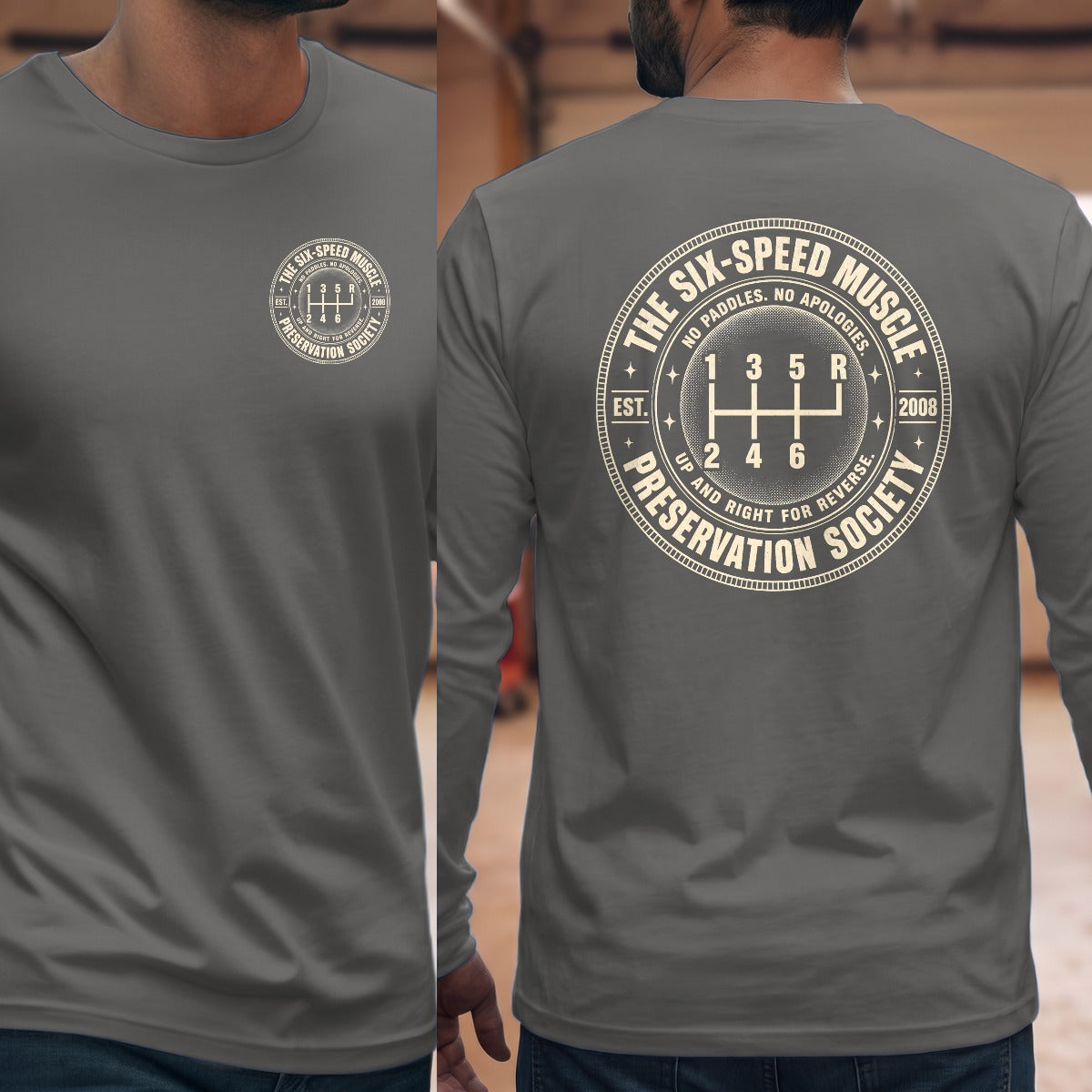 Graphite Heather | Left Chest + Back (refreshed)