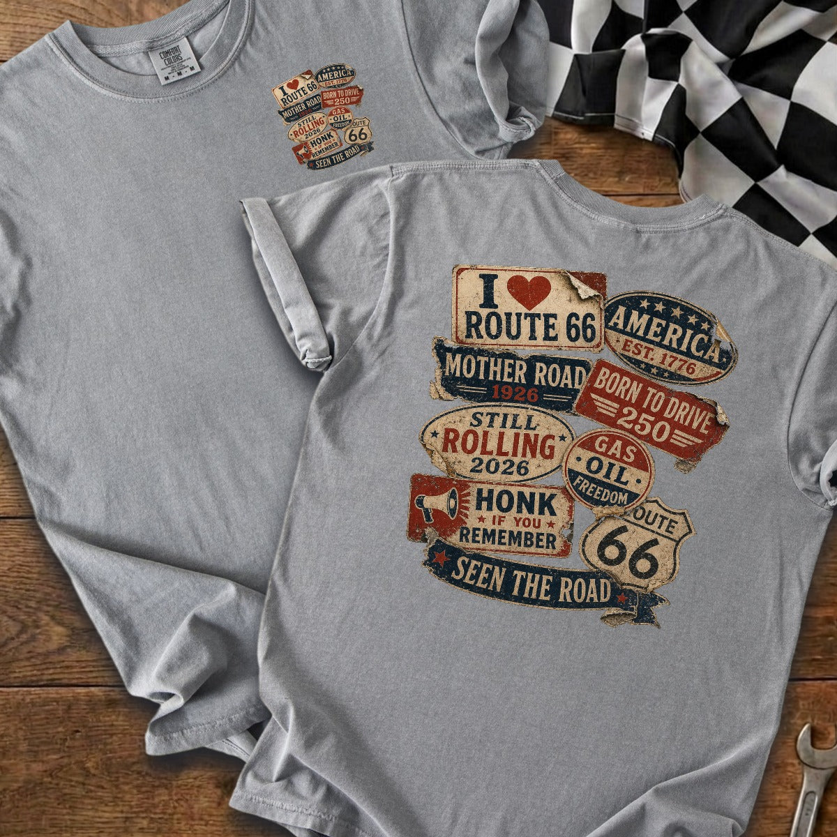 Grey | Front & Back