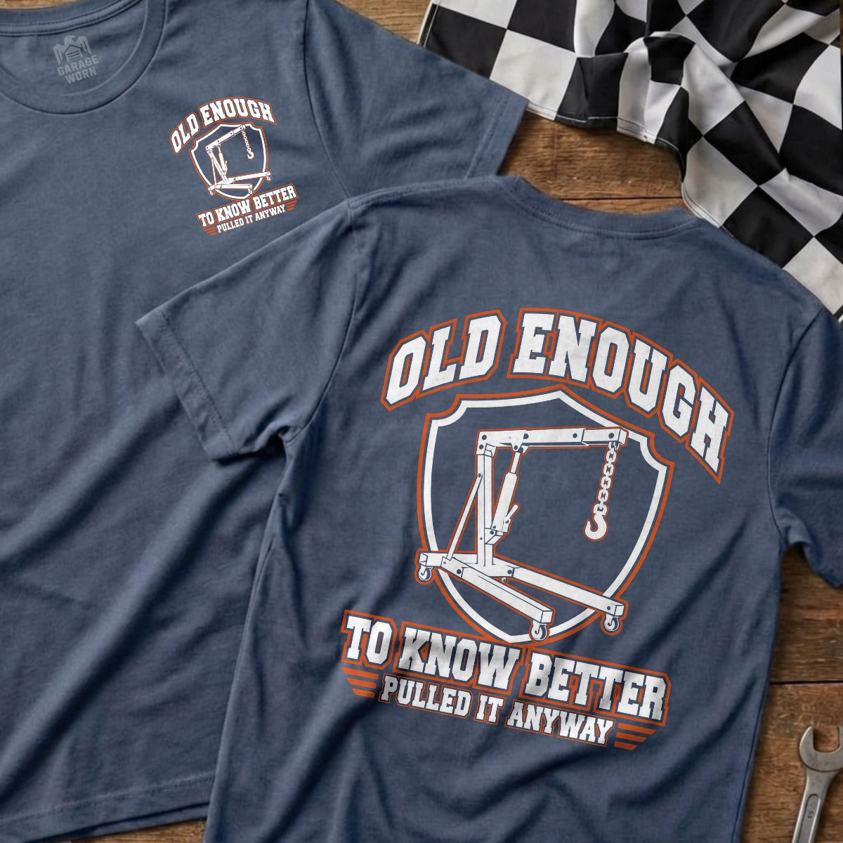Heather Indigo | Front & Back