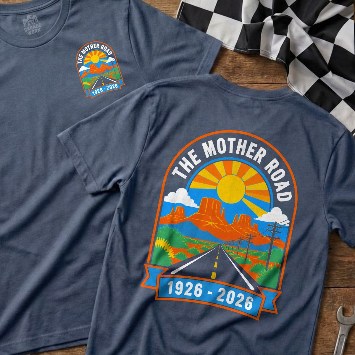 Heather Indigo | Front & Back