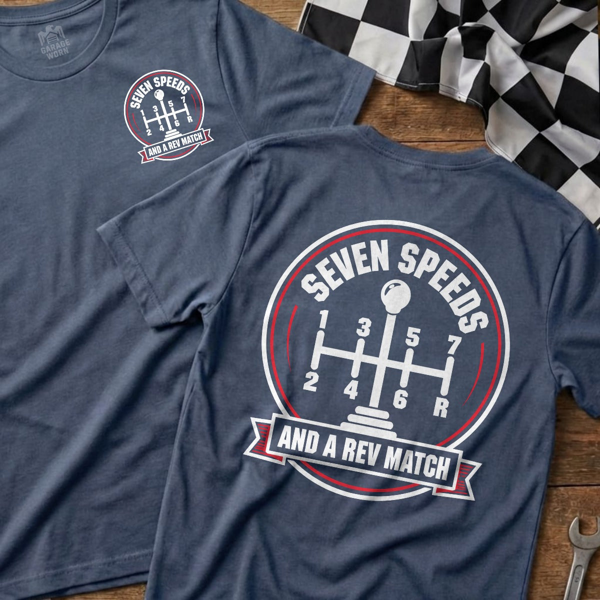 Heather Indigo | Front & Back
