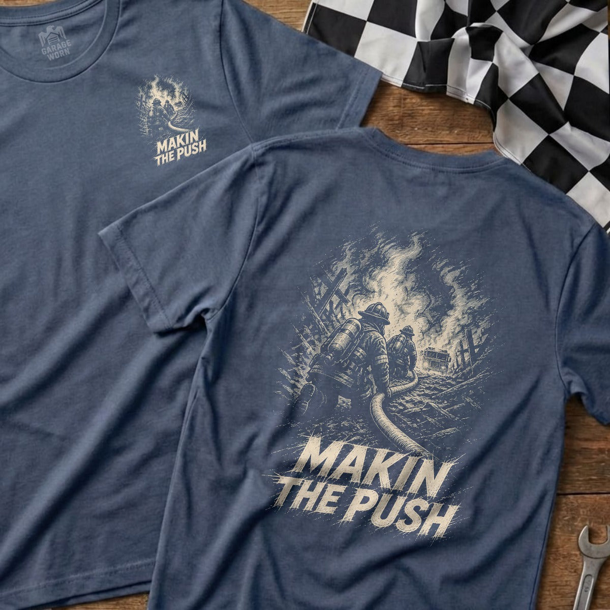 Heather Indigo | Front & Back