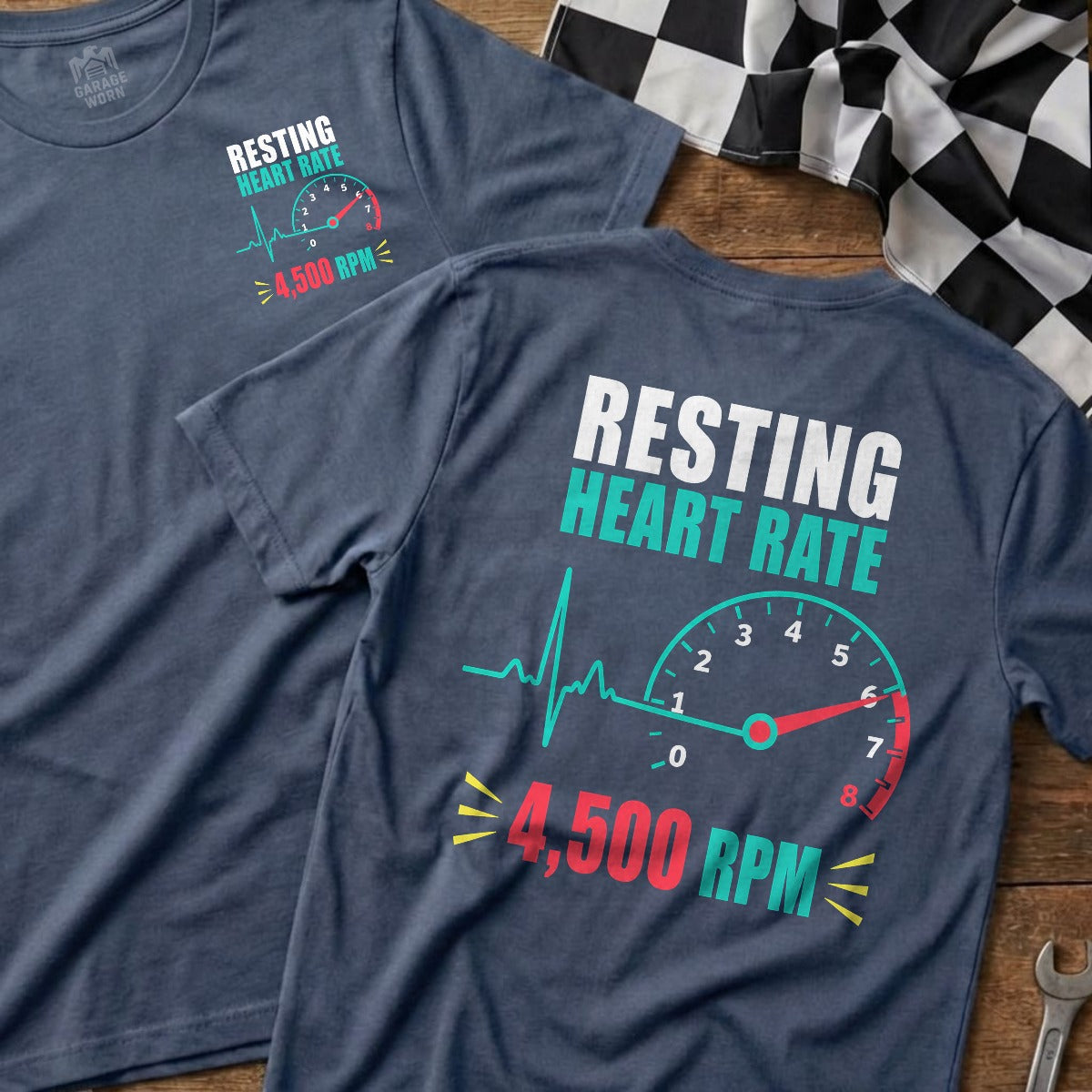 Heather Indigo | Front & Back