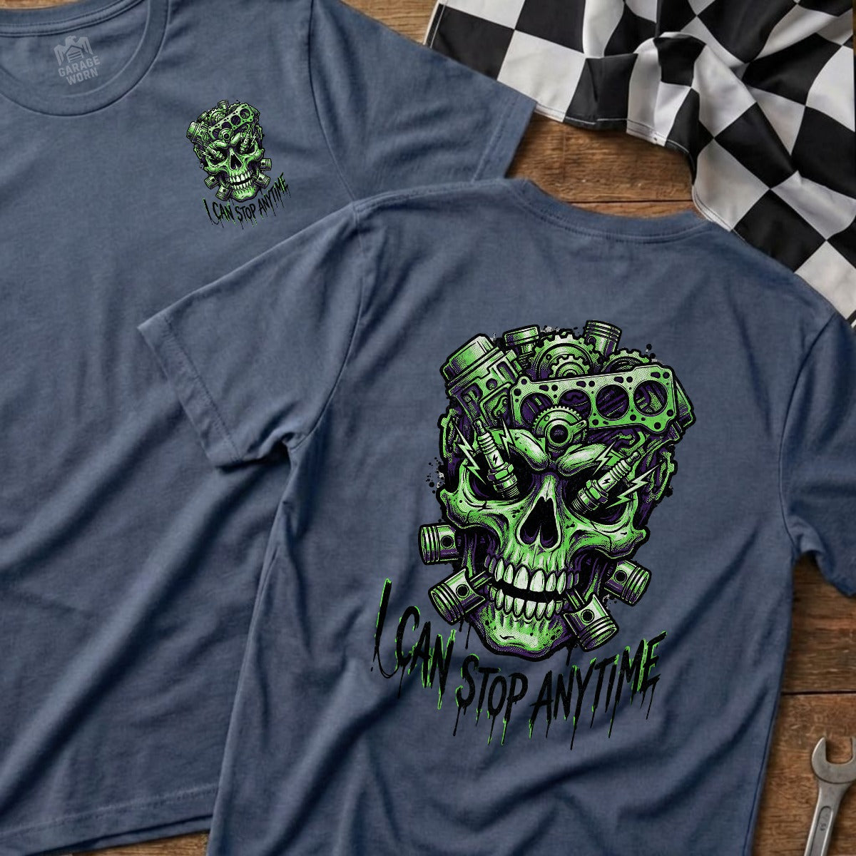Heather Indigo | Front & Back
