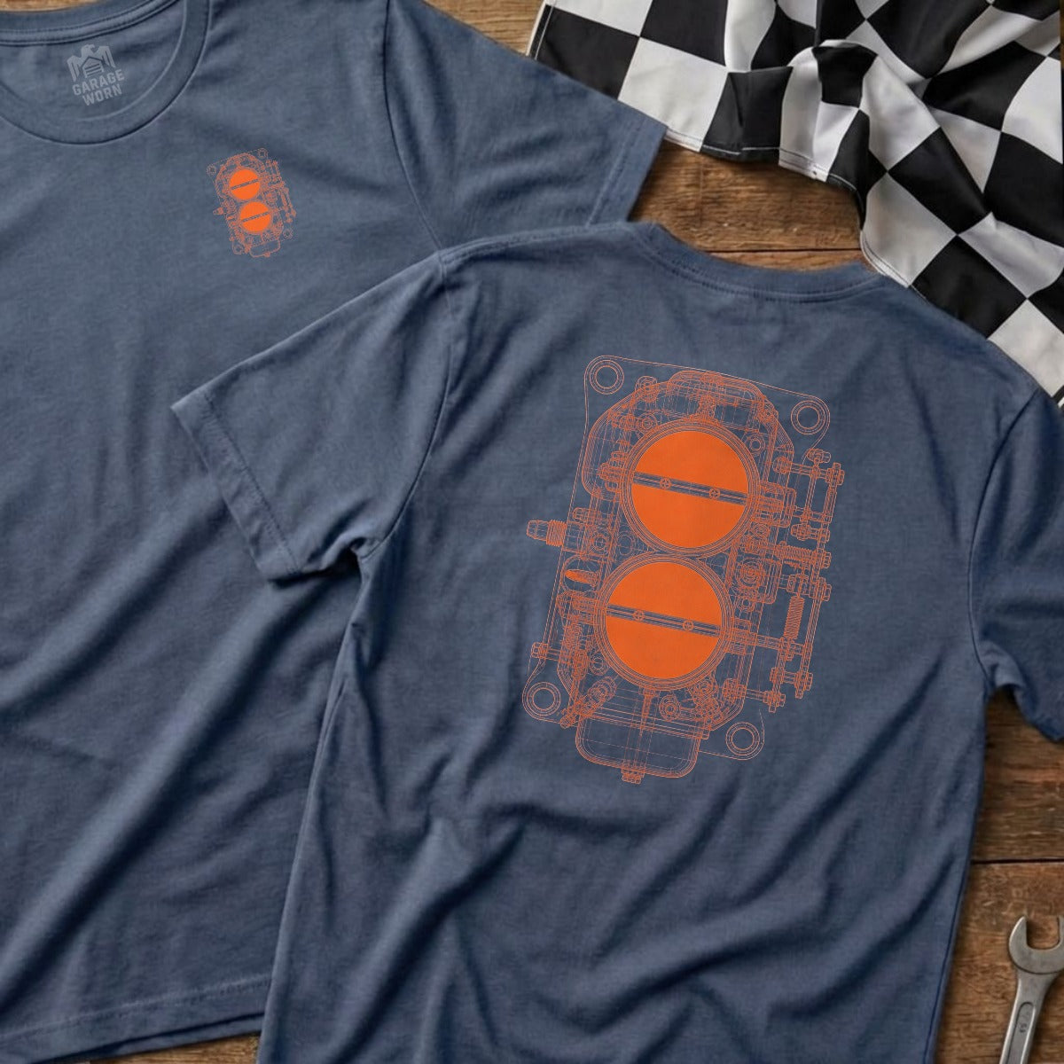 Heather Indigo | Left Chest + Back (refreshed)