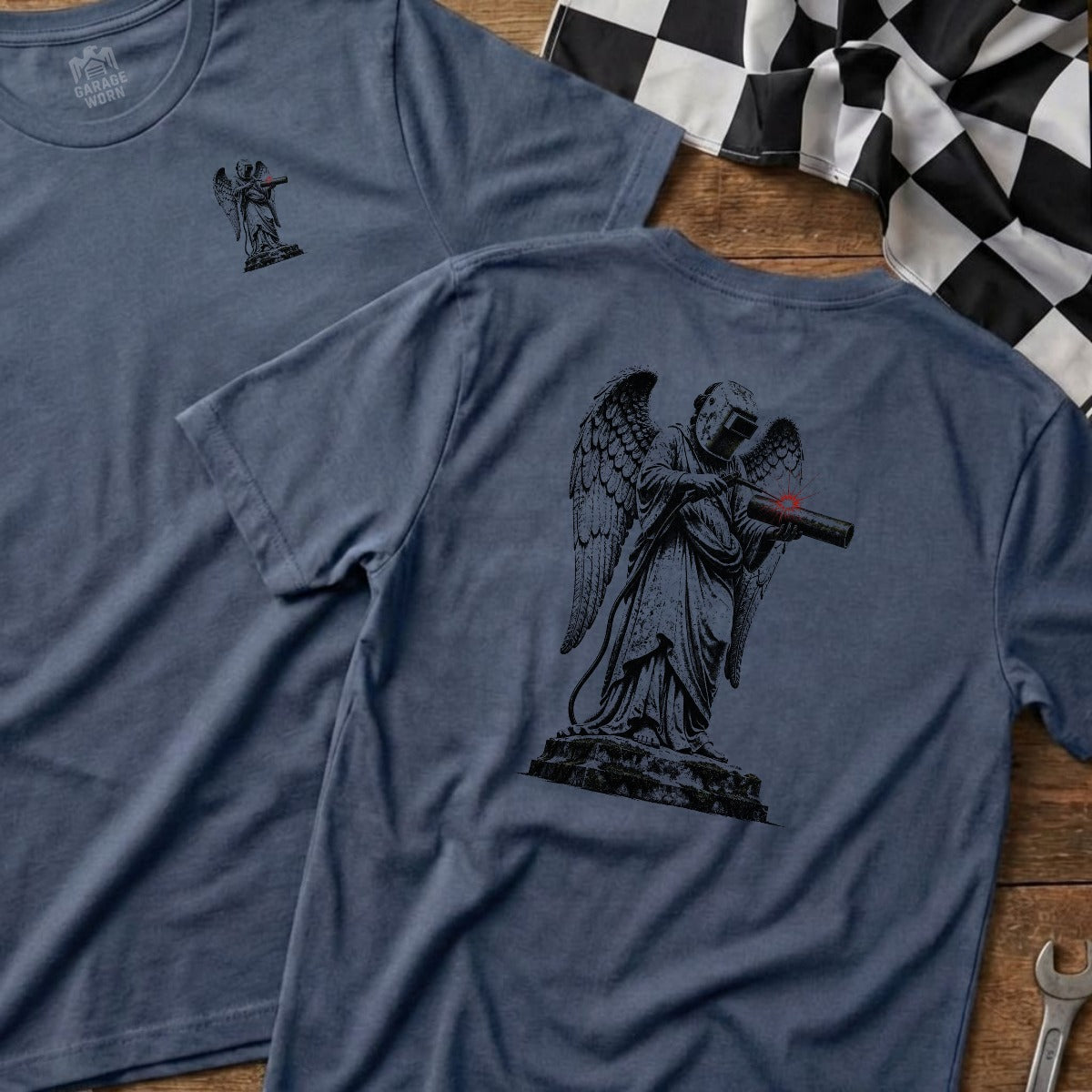 Heather Indigo | Left Chest + Back (refreshed)