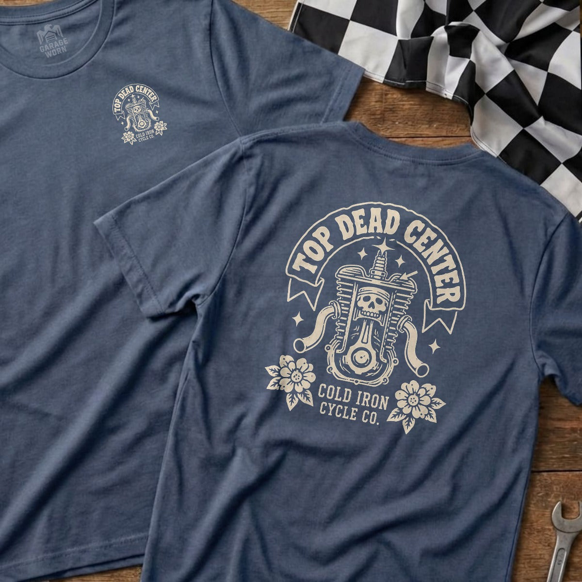 Heather Indigo | Left Chest + Back (refreshed)