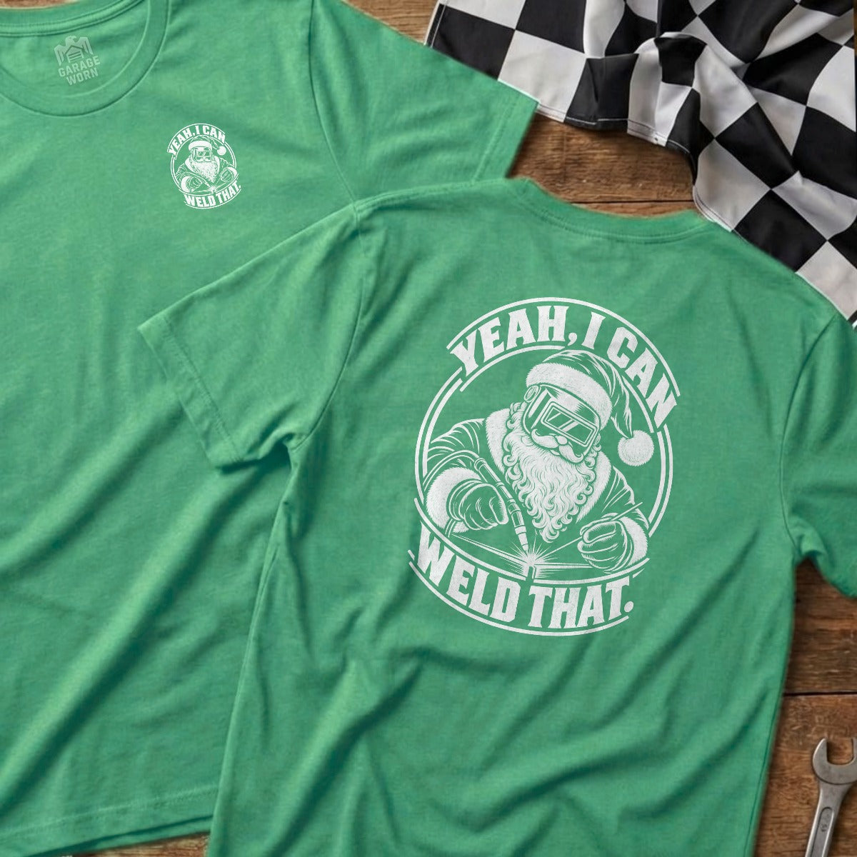 Heather Irish Green | Left Chest + Back (refreshed)