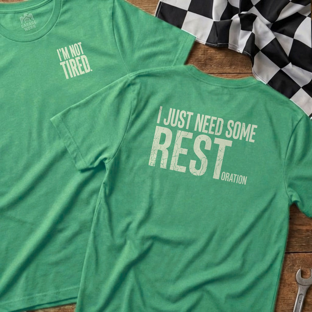 Heather Irish Green | Left Chest + Back (refreshed)