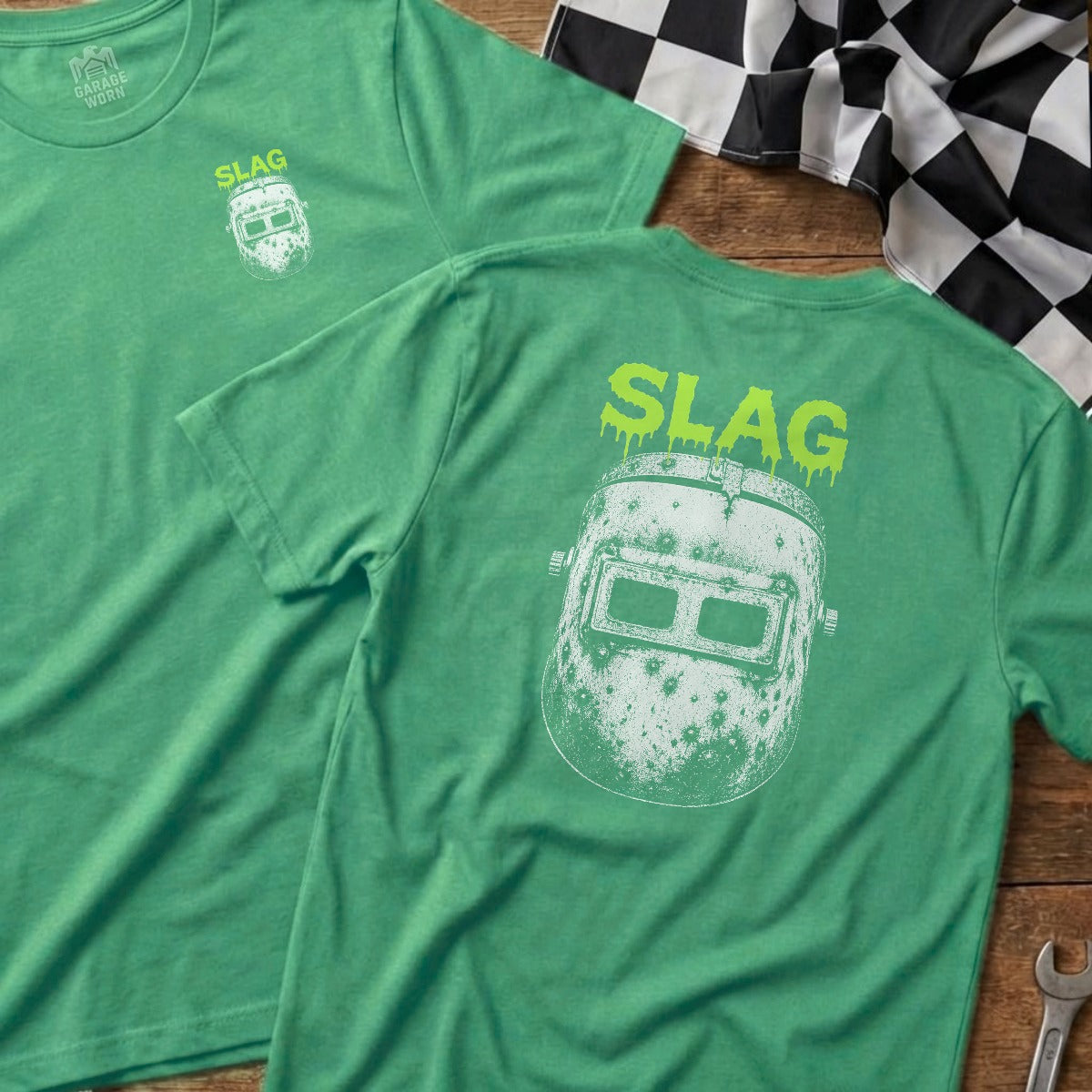 Heather Irish Green | Left Chest + Back (refreshed)