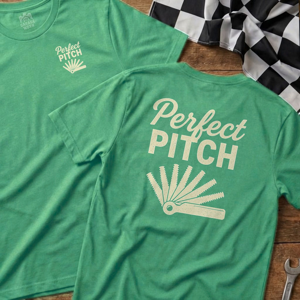 Heather Irish Green | Left Chest + Back (refreshed)