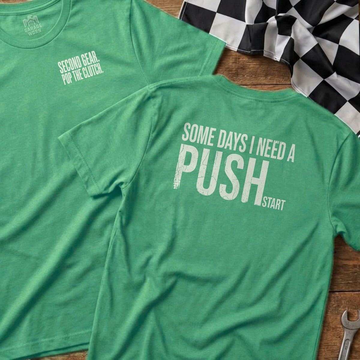 Heather Irish Green | Left Chest + Back (refreshed)