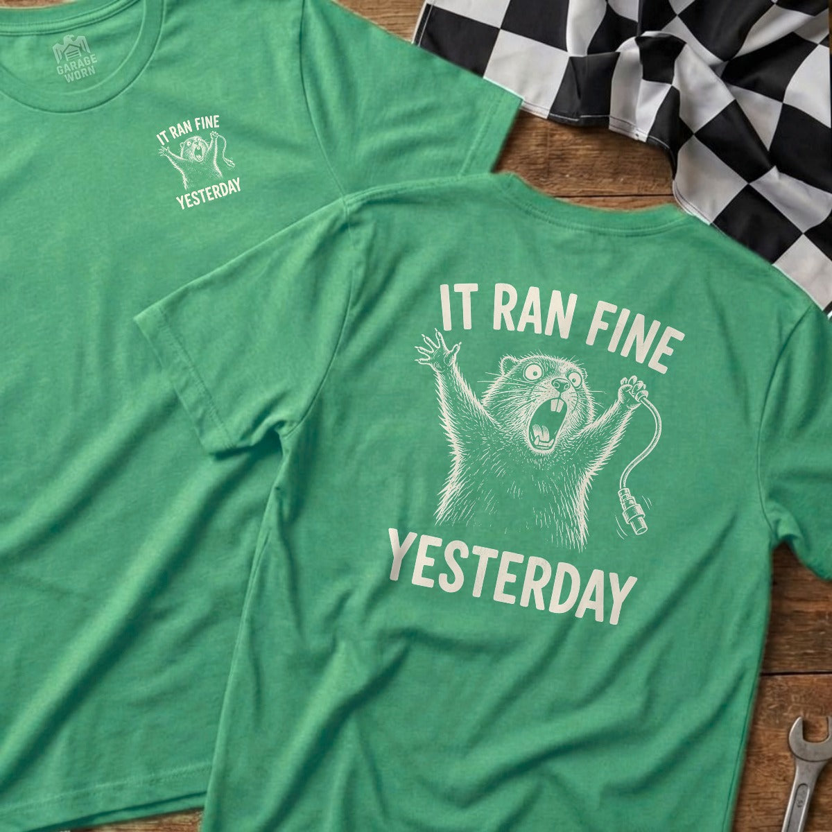 Heather Irish Green | Left Chest + Back (refreshed)