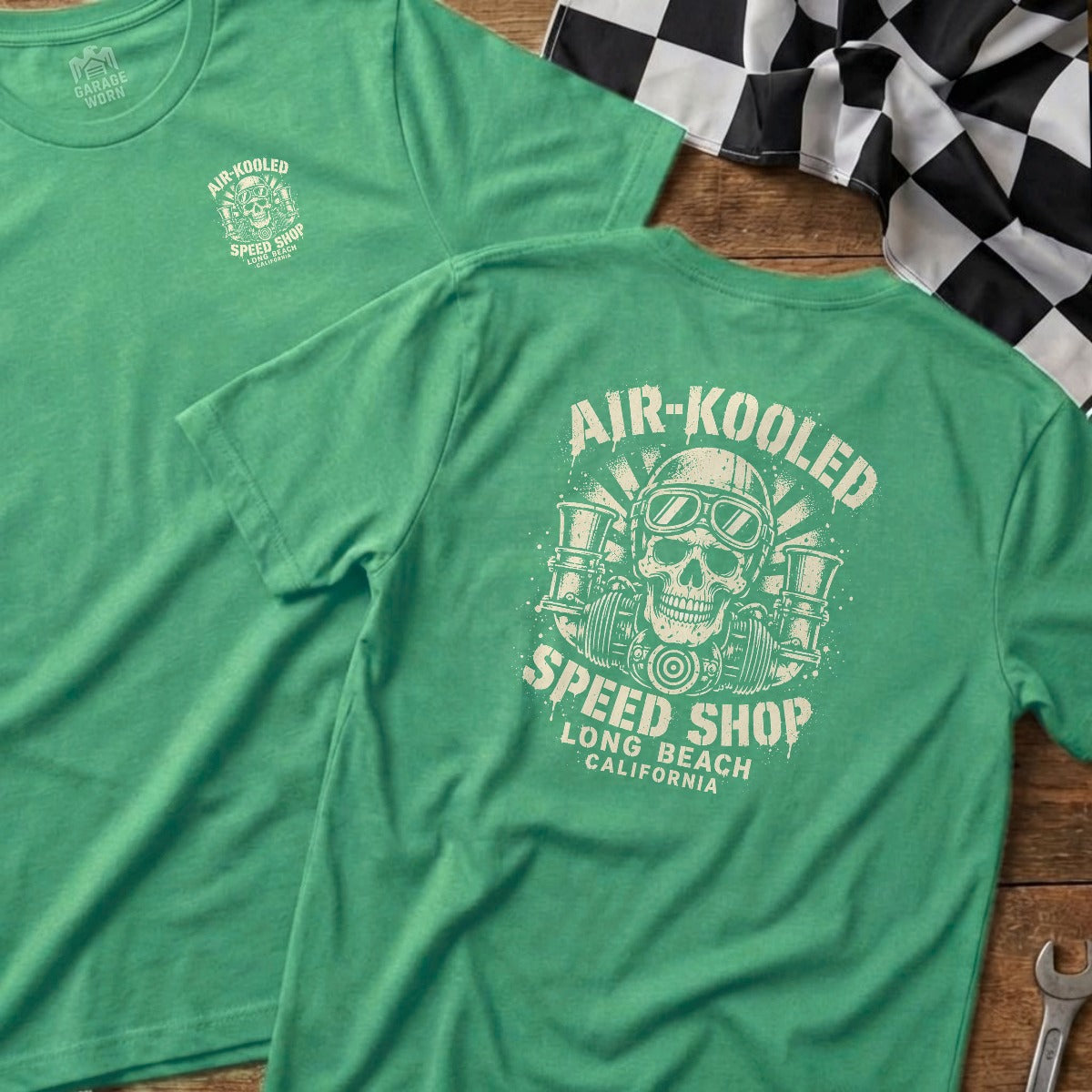 Heather Irish Green | Left Chest + Back (refreshed)