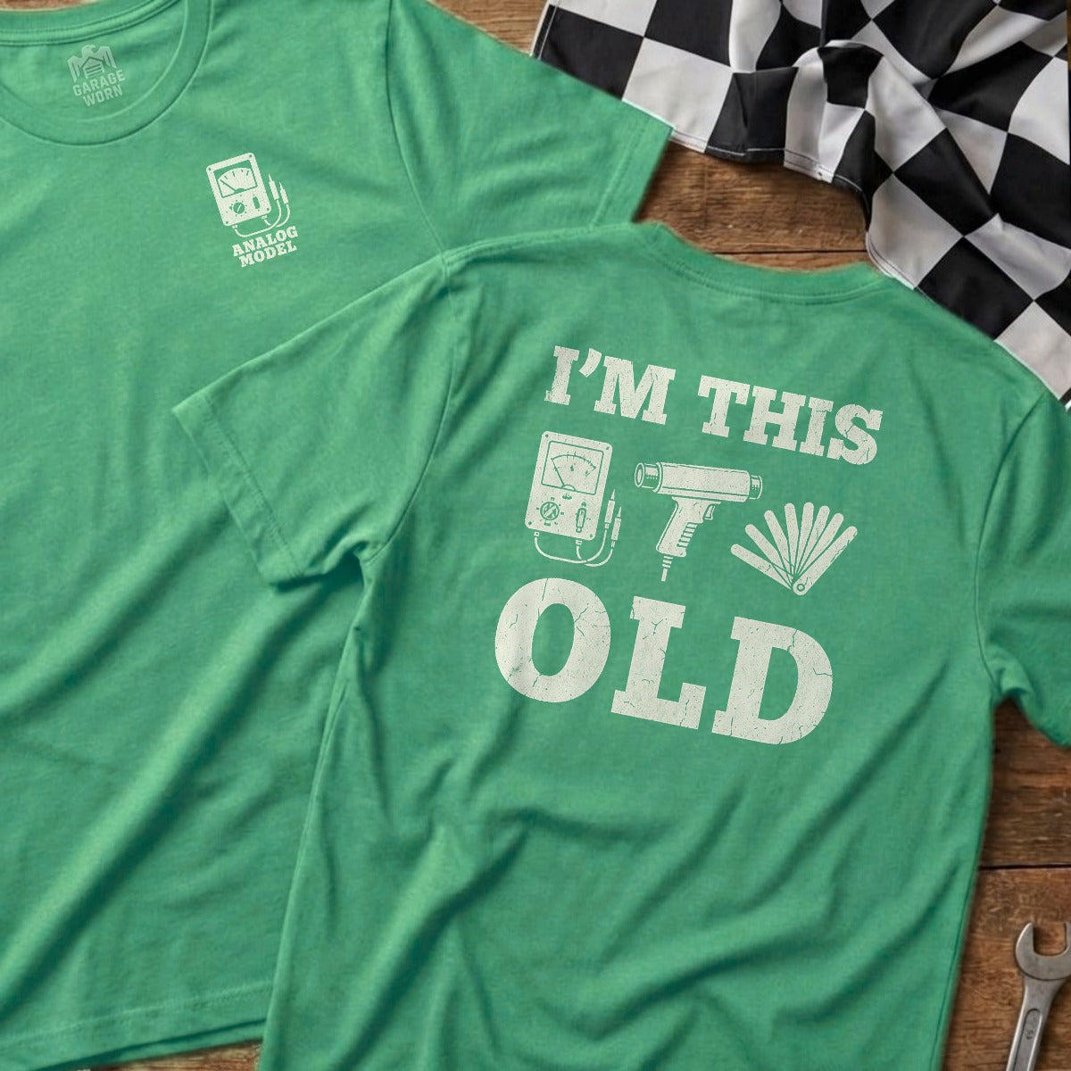 Heather Irish Green | Left Chest + Back (refreshed)