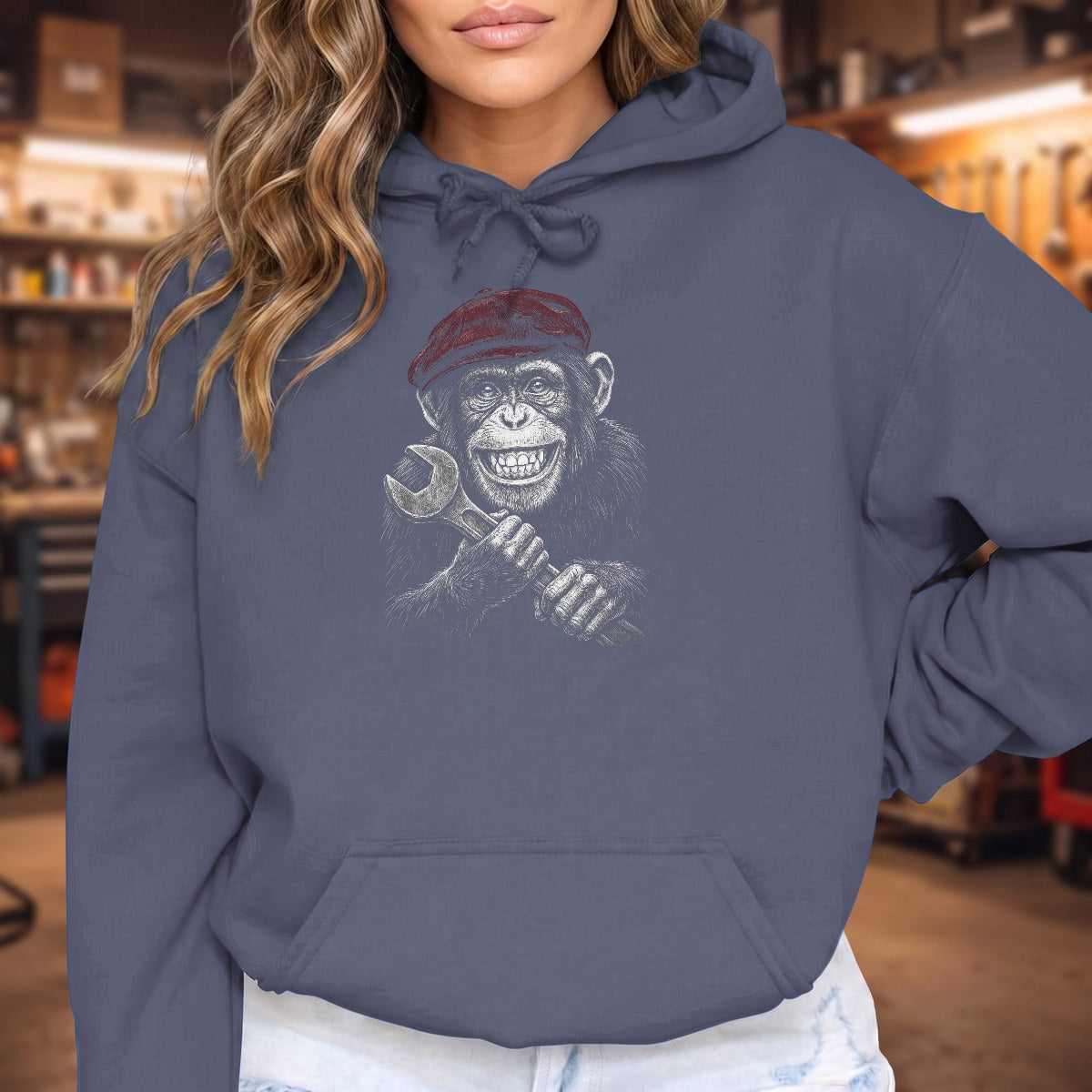 Heather Navy | Front