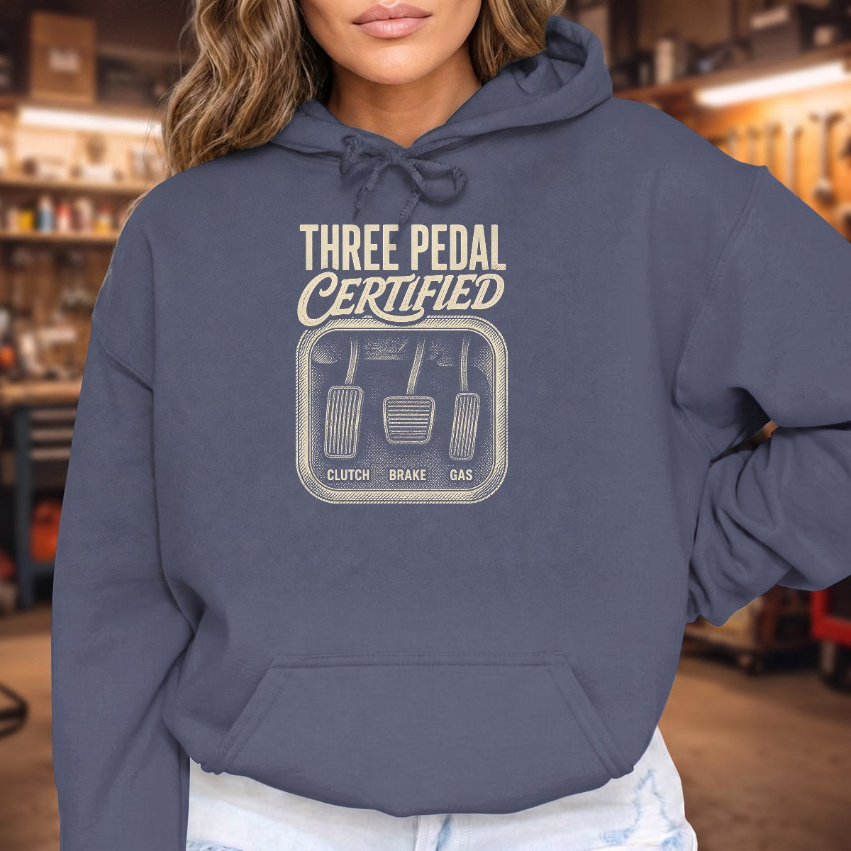 Heather Navy | Front
