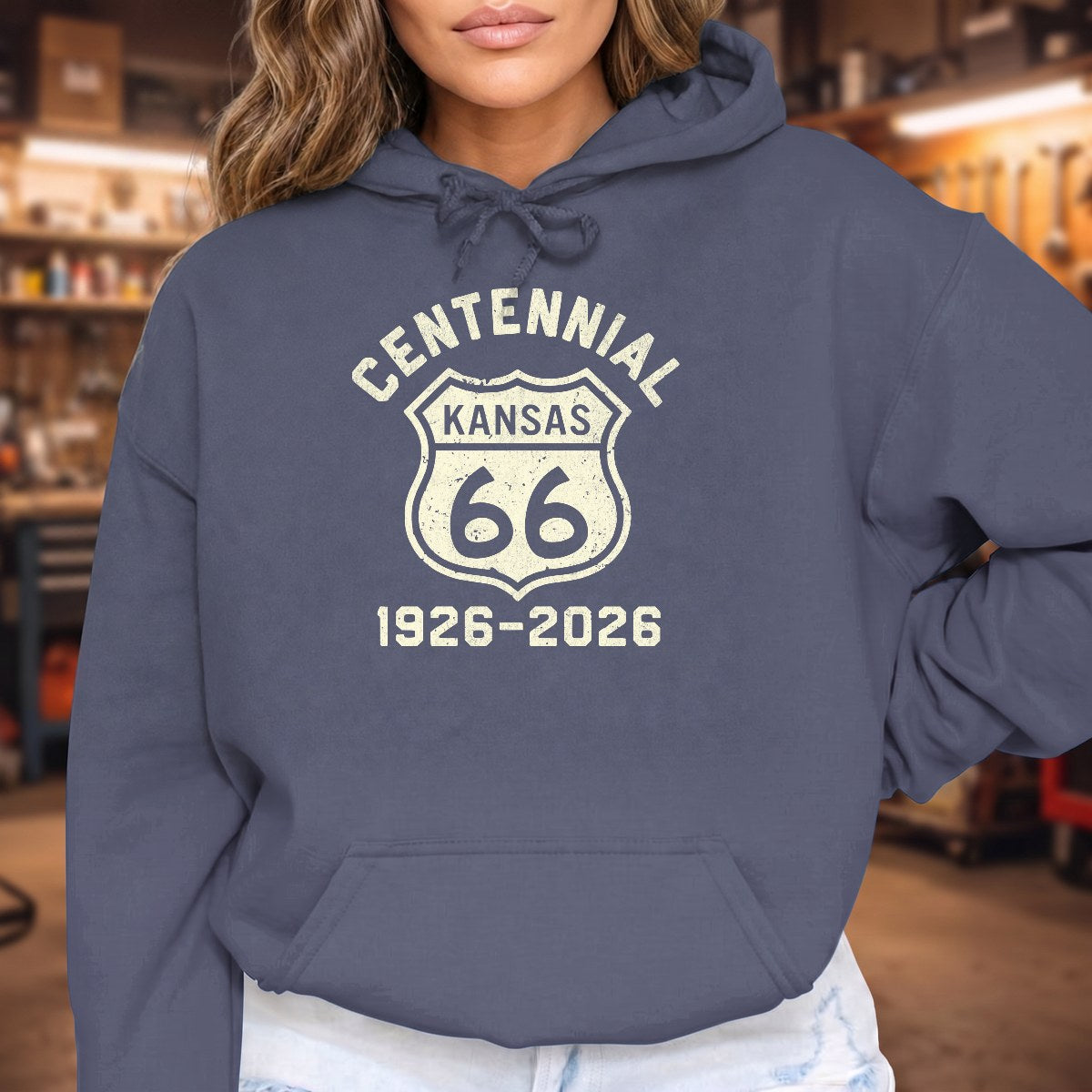 Heather Navy | Front
