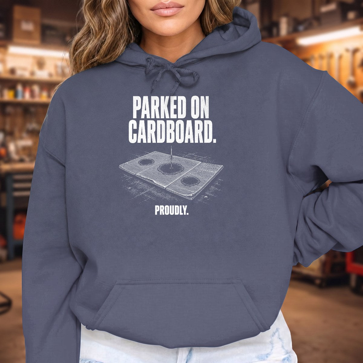 Heather Navy | Front