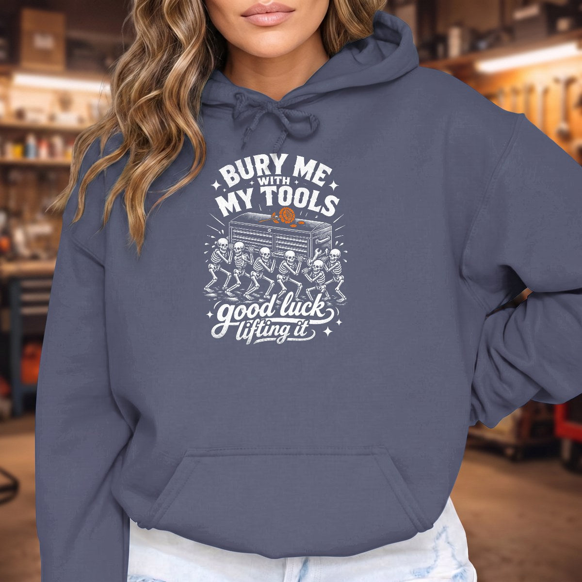 Heather Navy | Front