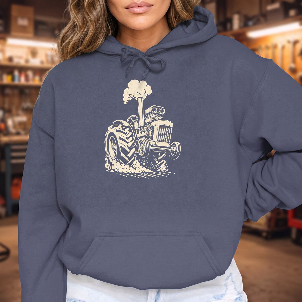 Heather Navy | Front
