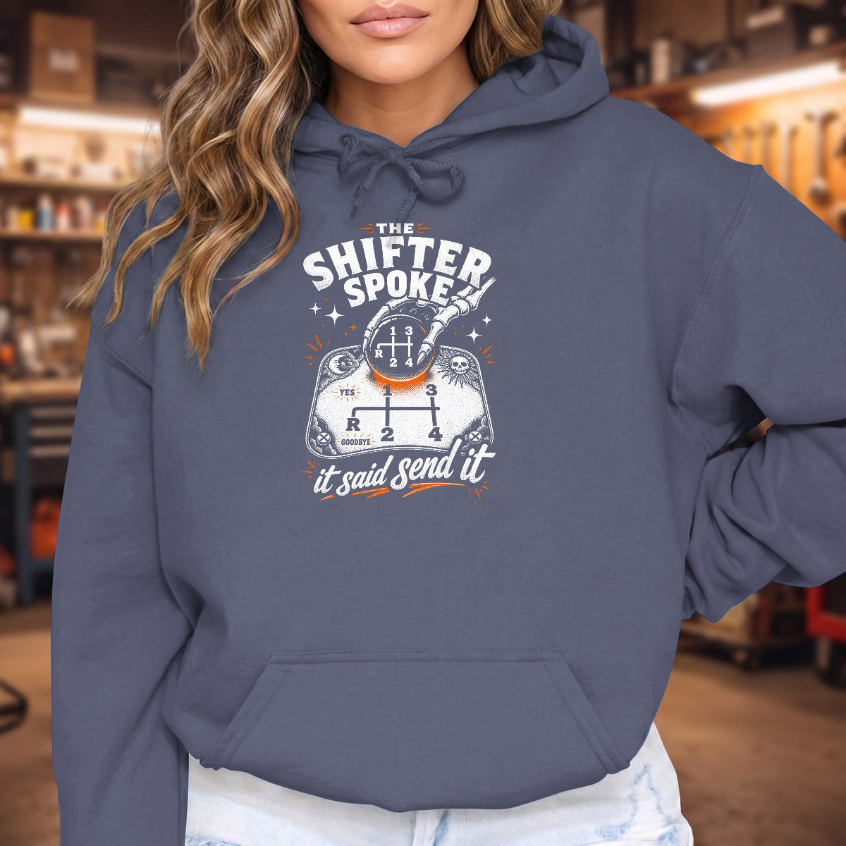 Heather Navy | Front