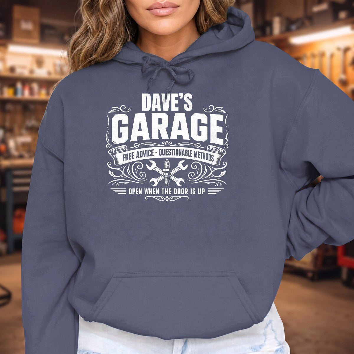 Heather Navy | Front