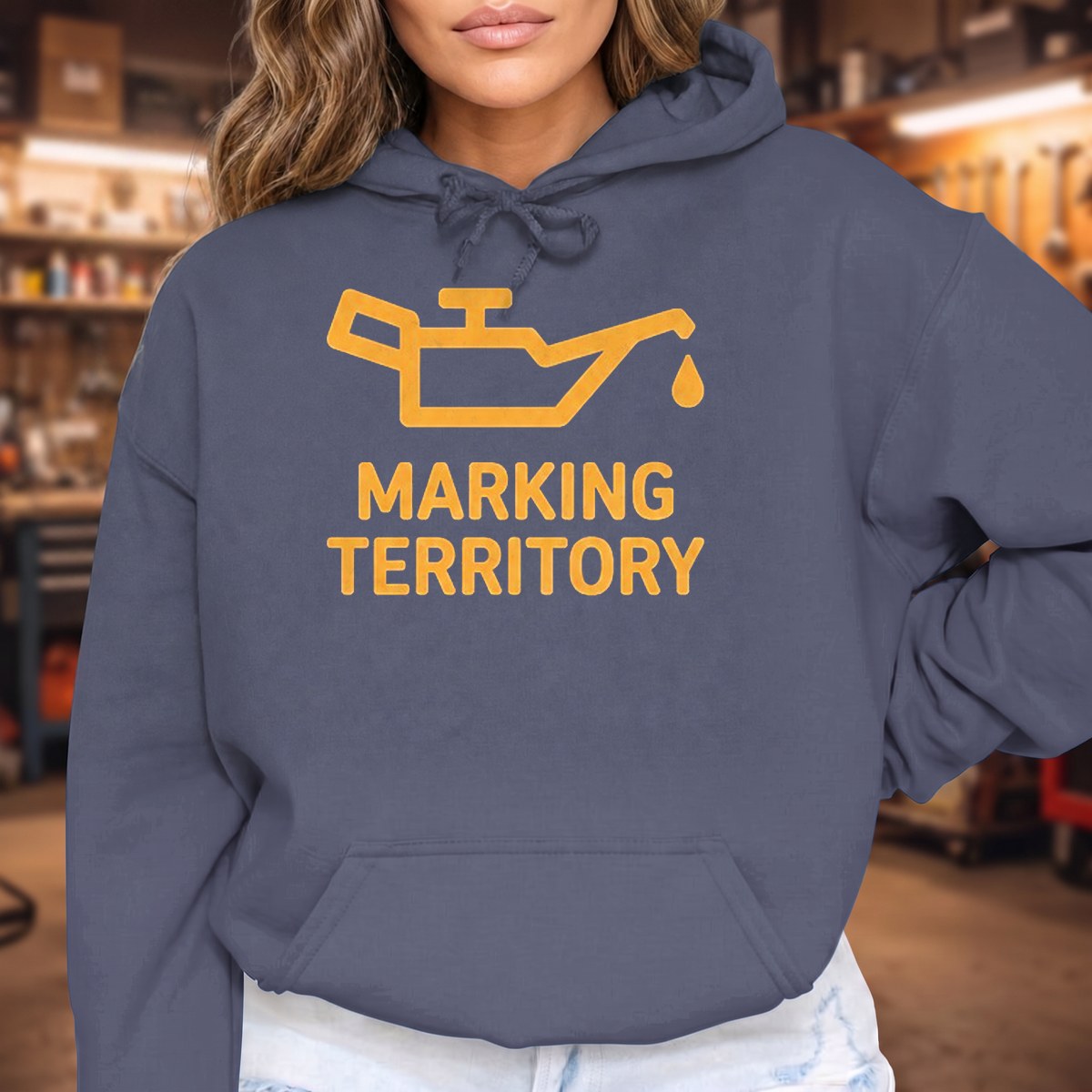 Heather Navy | Front