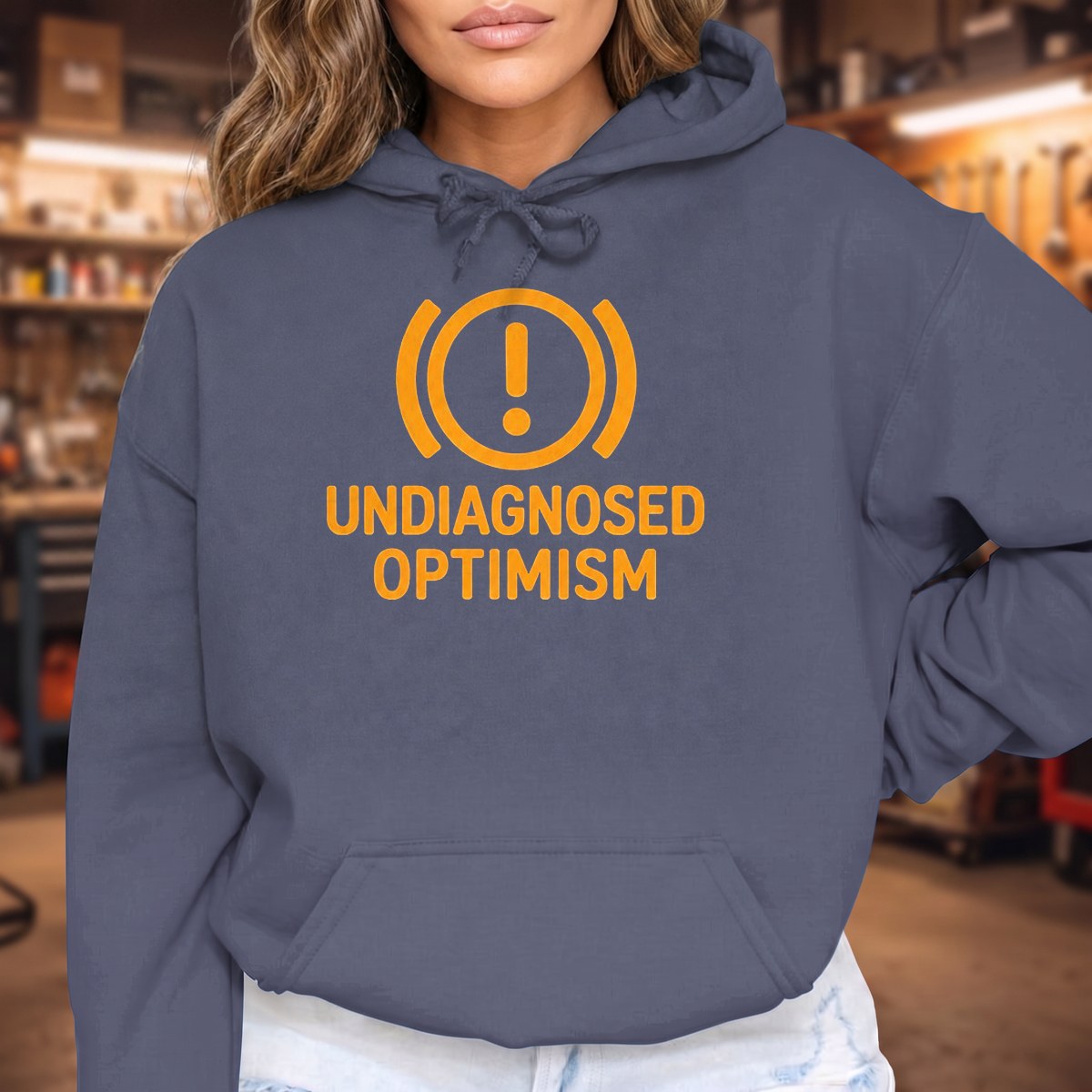 Heather Navy | Front