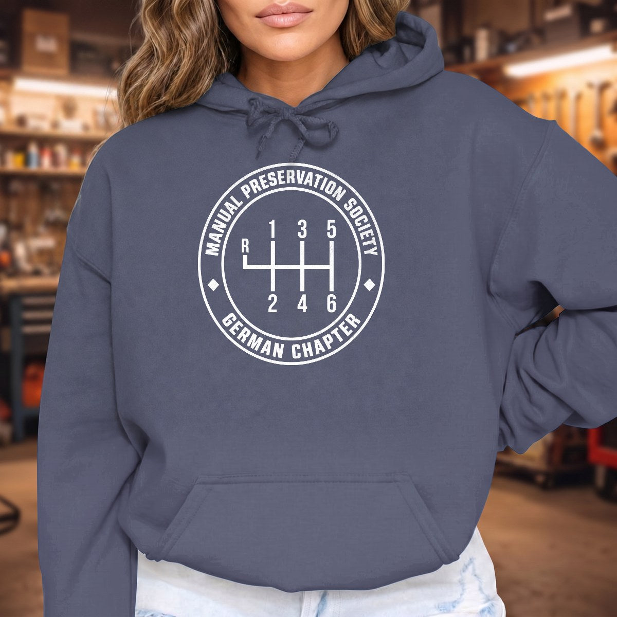 Heather Navy | Front