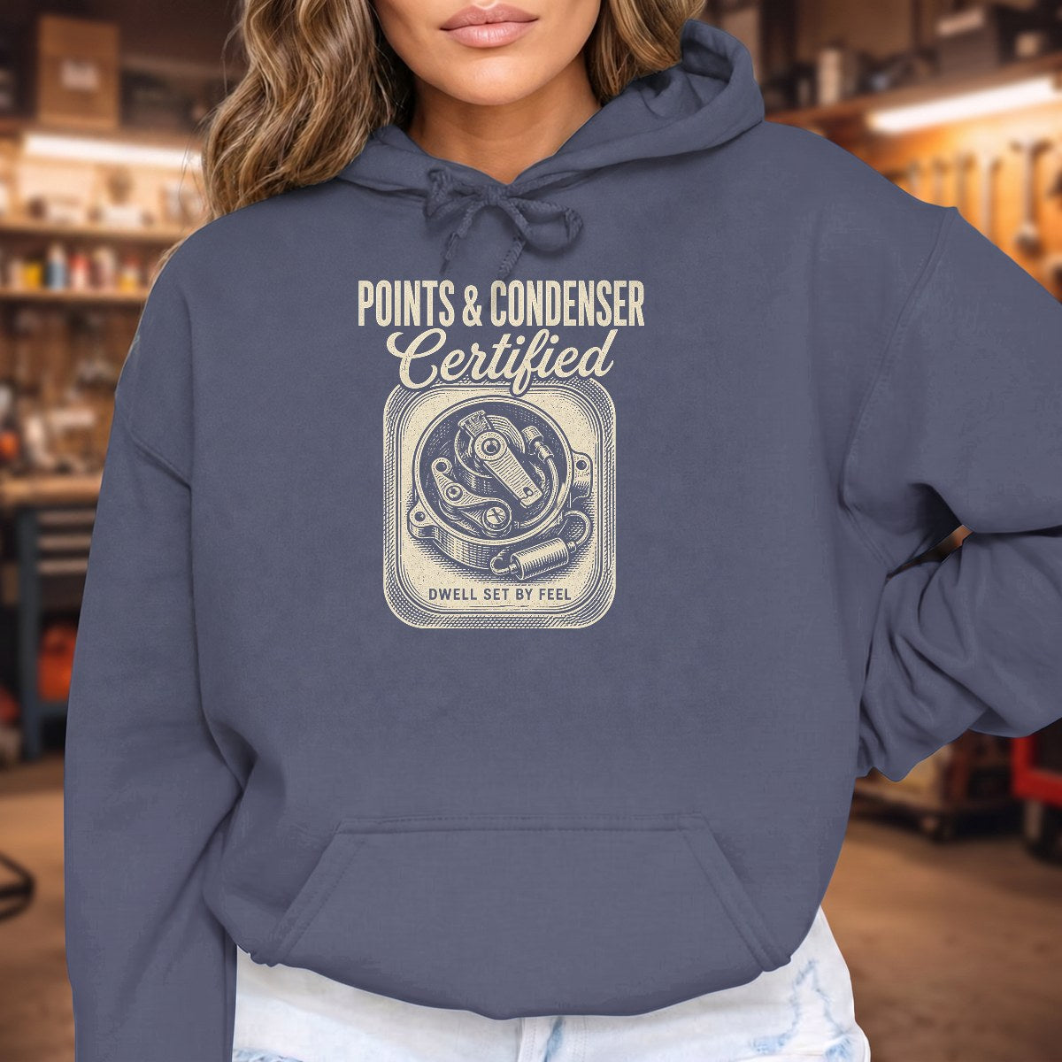 Heather Navy | Front