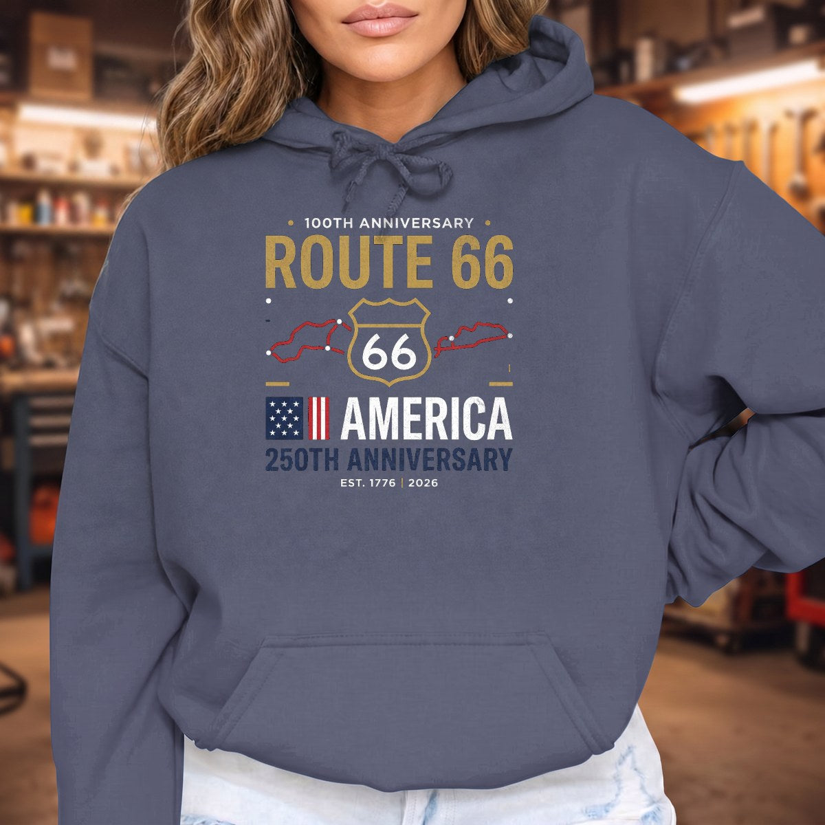 Heather Navy | Front