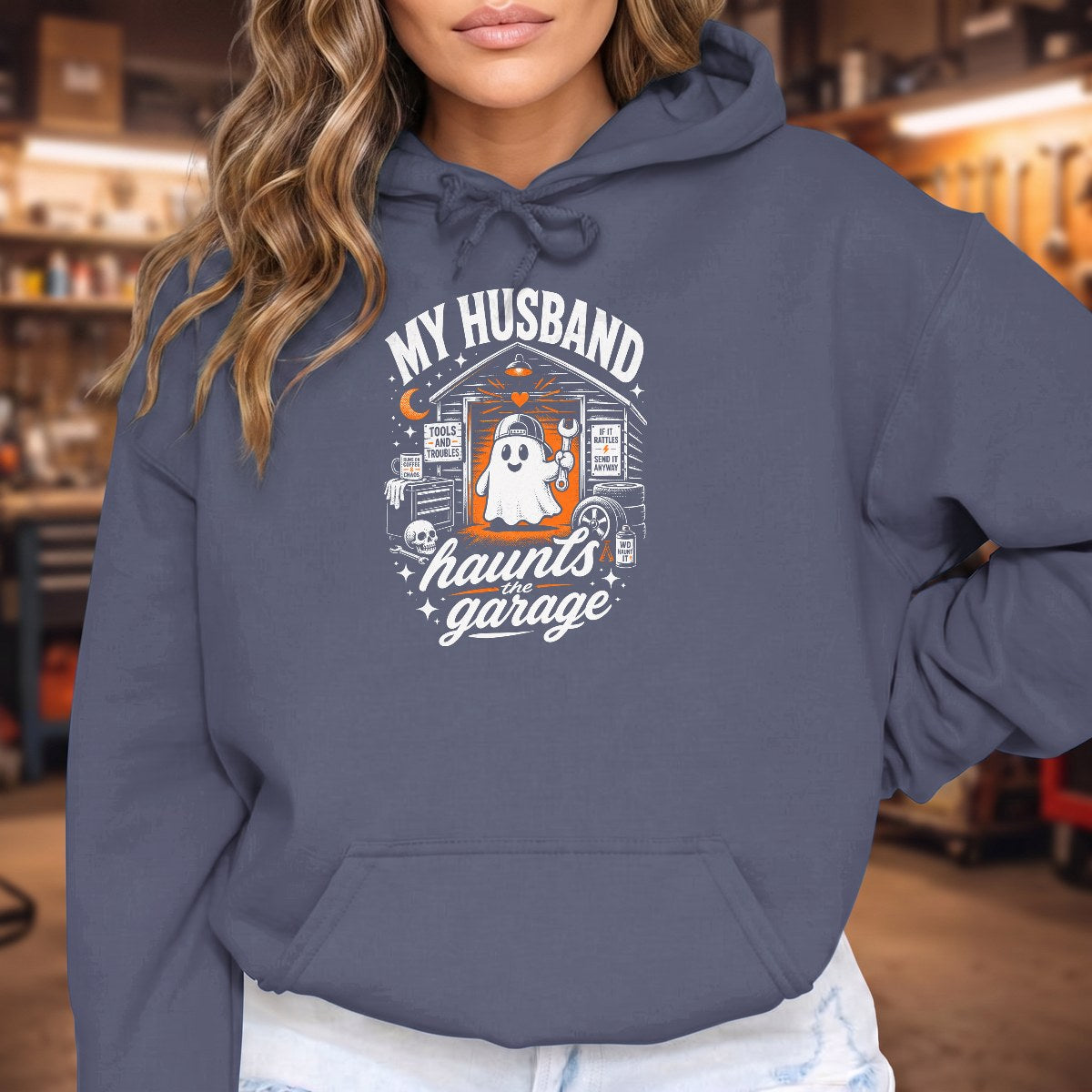 Heather Navy | Front